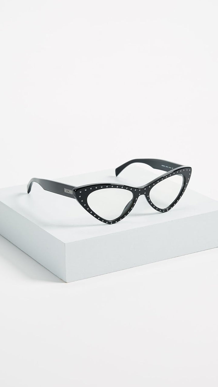 Moschino Sonnenbrillen MOS006/S BLACK/UVA UVB TRANSPARENT PROTECTION 52/18/140 Damen