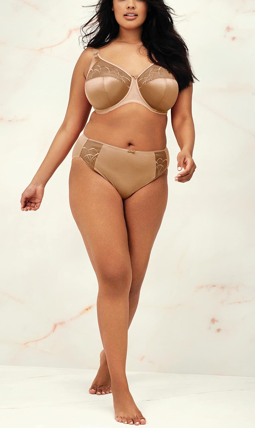 ELOMI Damen Cate Full Coverage Underwire Bra Vollschalen BH, Durchsichtig 80E Hazel, 80E Hazel