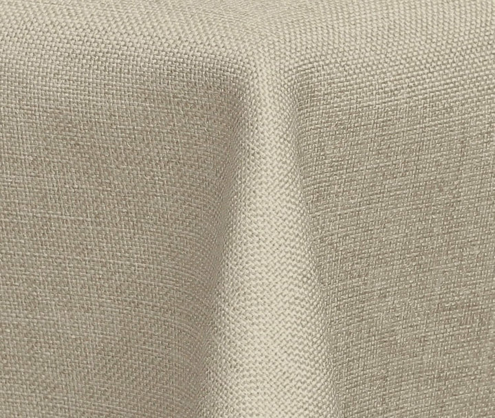 Textil Tischdecke - Leinen Optik - wasserabweisend Eckig 160x320 (Silbergrau, ca. 160 x 320 cm) Silb