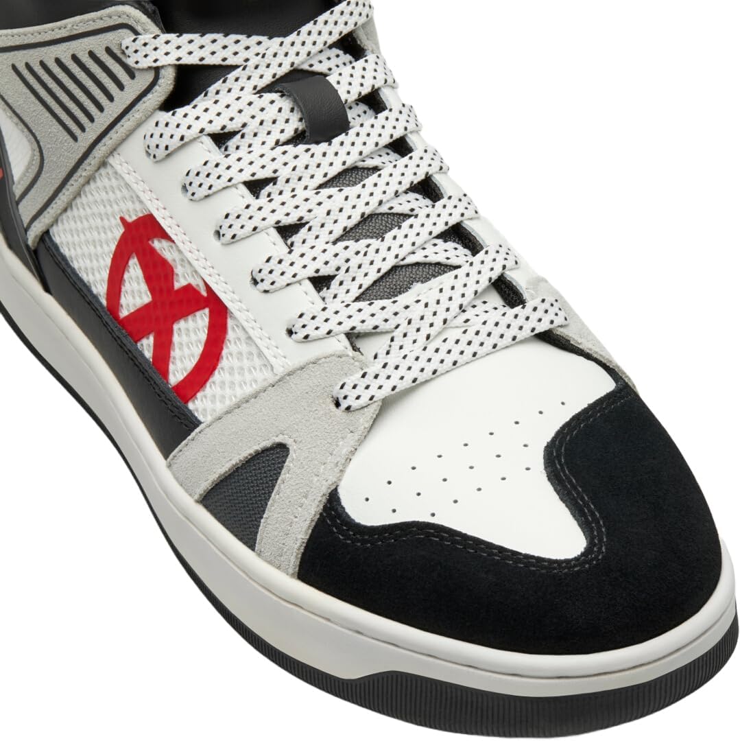 XPD Herren Moto-1 SneakersZertifizierte Motorrad-Sneaker 41 EU Weiss, 41 EU Weiss