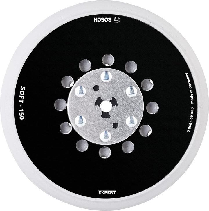 Bosch Professional 1x Expert Multihole Universalstützteller (Version weich, Ø 150 mm, Zubehör Exzent