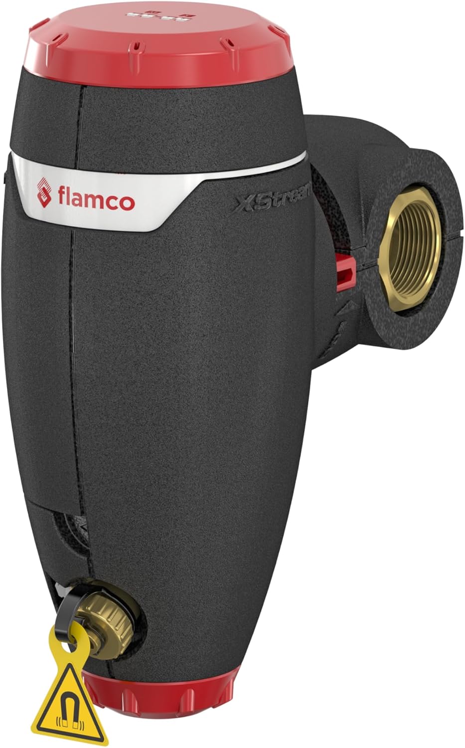 Flamco XStream Clean G 1" M - Schmutzabscheider für Heizkörper - Effiziente Reinigung, Hochwertiger