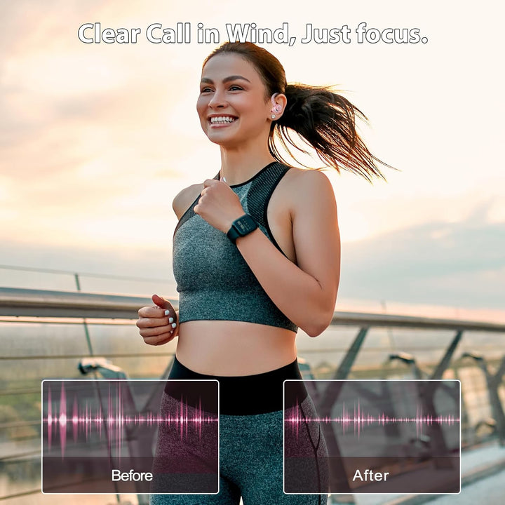 Csasan Bluetooth Kopfhörer Sport, in Ear Kopfhörer Kabellos Bluetooth 5.3 mit Ohrbügel, Hi-Fi Stereo