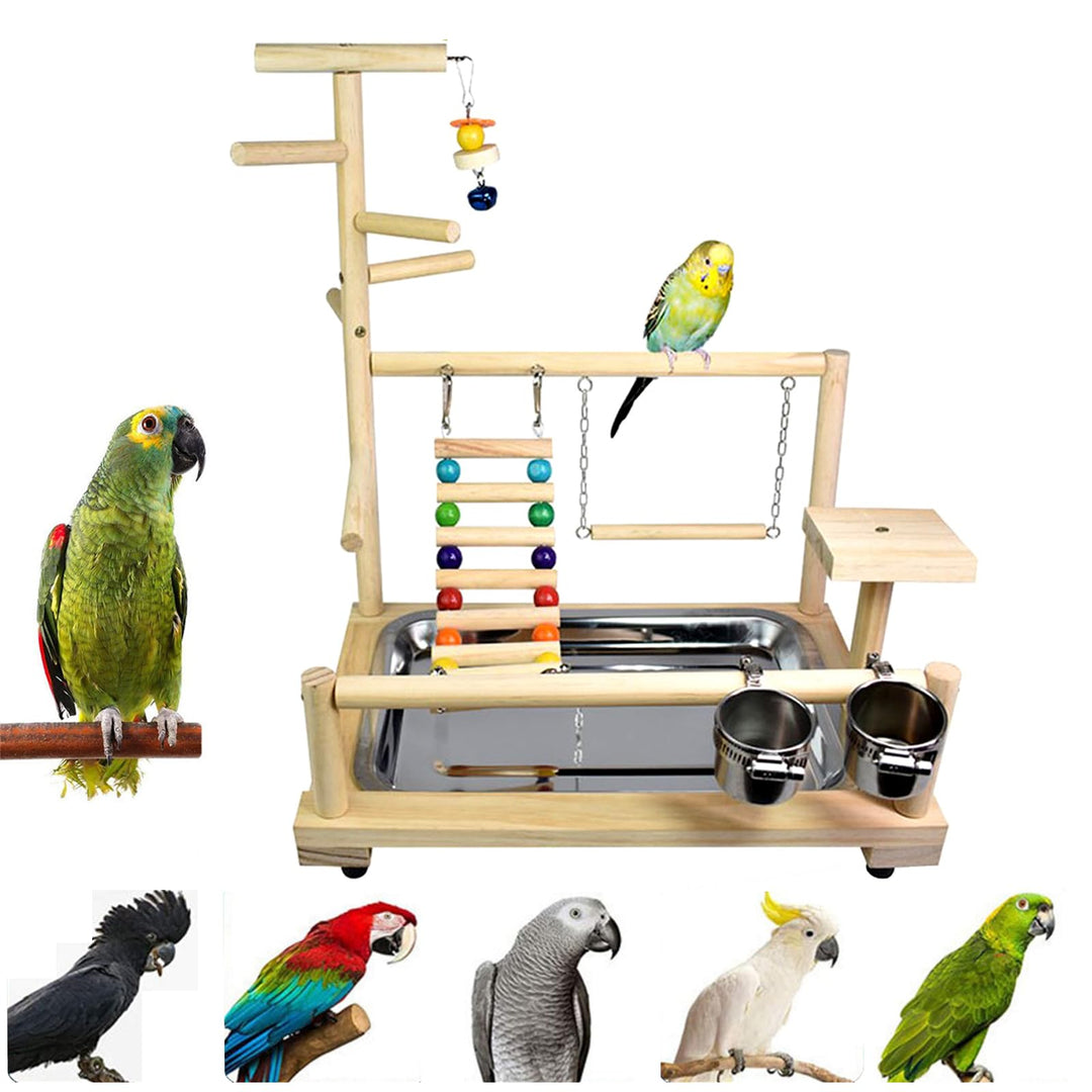 AFGSsm Wellensittiche Spielplatz, Vogelspielplatz, Spielplatz für wellensittiche, Parrot playstand,