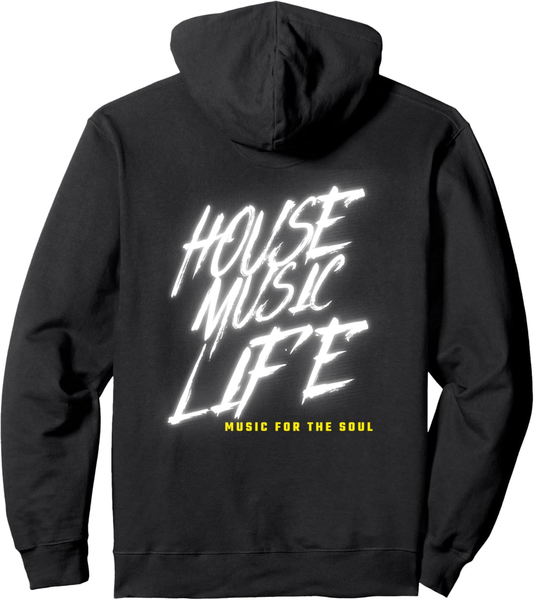House Music Disk Jockey Electronic Rave Deep Soulful House Pullover Hoodie