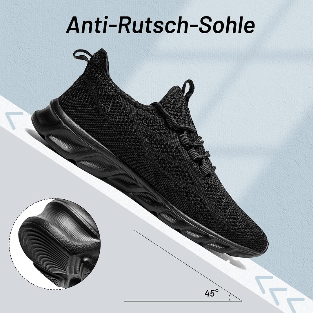 AZSDXS Sneaker Sportschuhe FüR Herren Turnschuhe Herren Schuhe Herren Sneaker Herren 39 EU Schwarz,