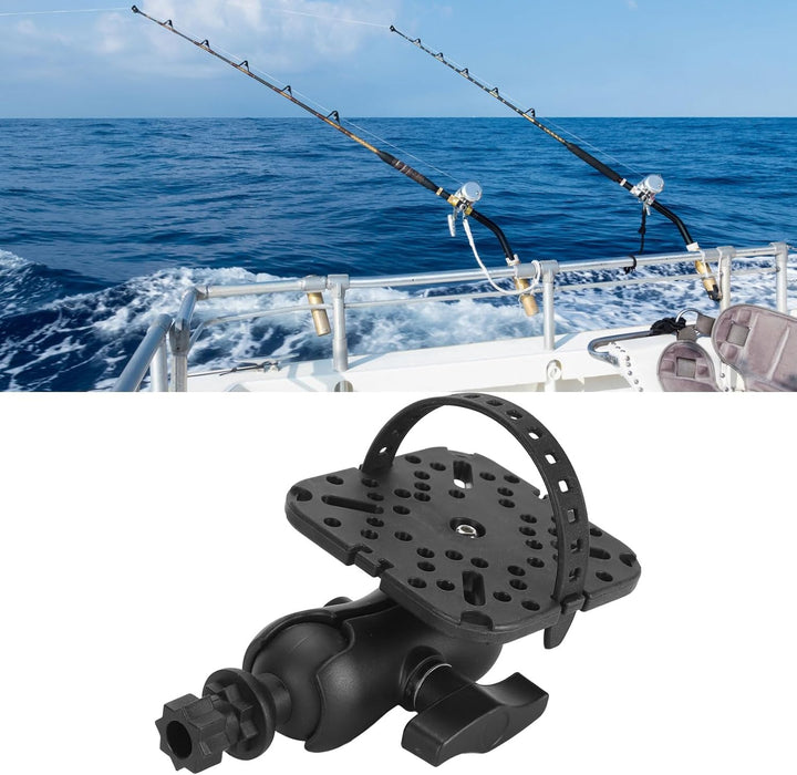 Fischfinder-Montagebasis, 360° Drehbare Kugelmontage-Fischfinder-Halterung, Verstellbare Fischfinder