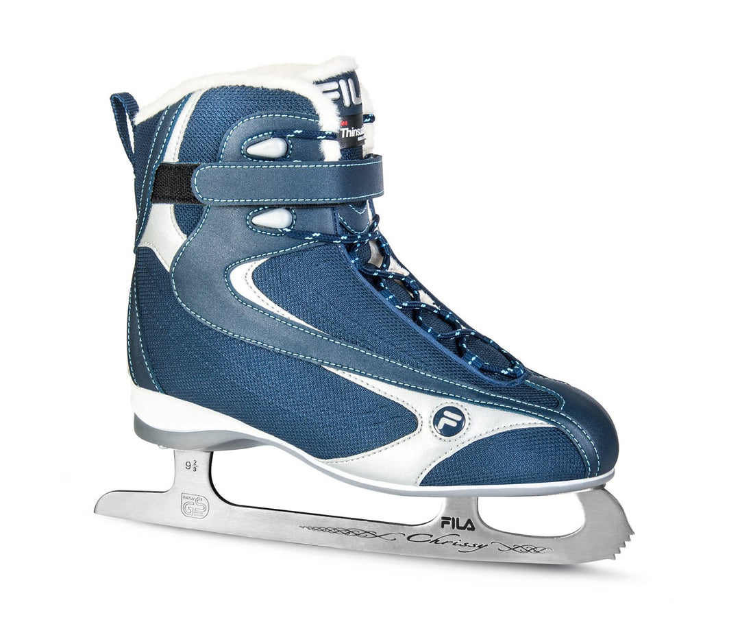 Fila Damen Schlittschuh Chrissy LX Lady 37 BLUE/SILVER, 37 BLUE/SILVER