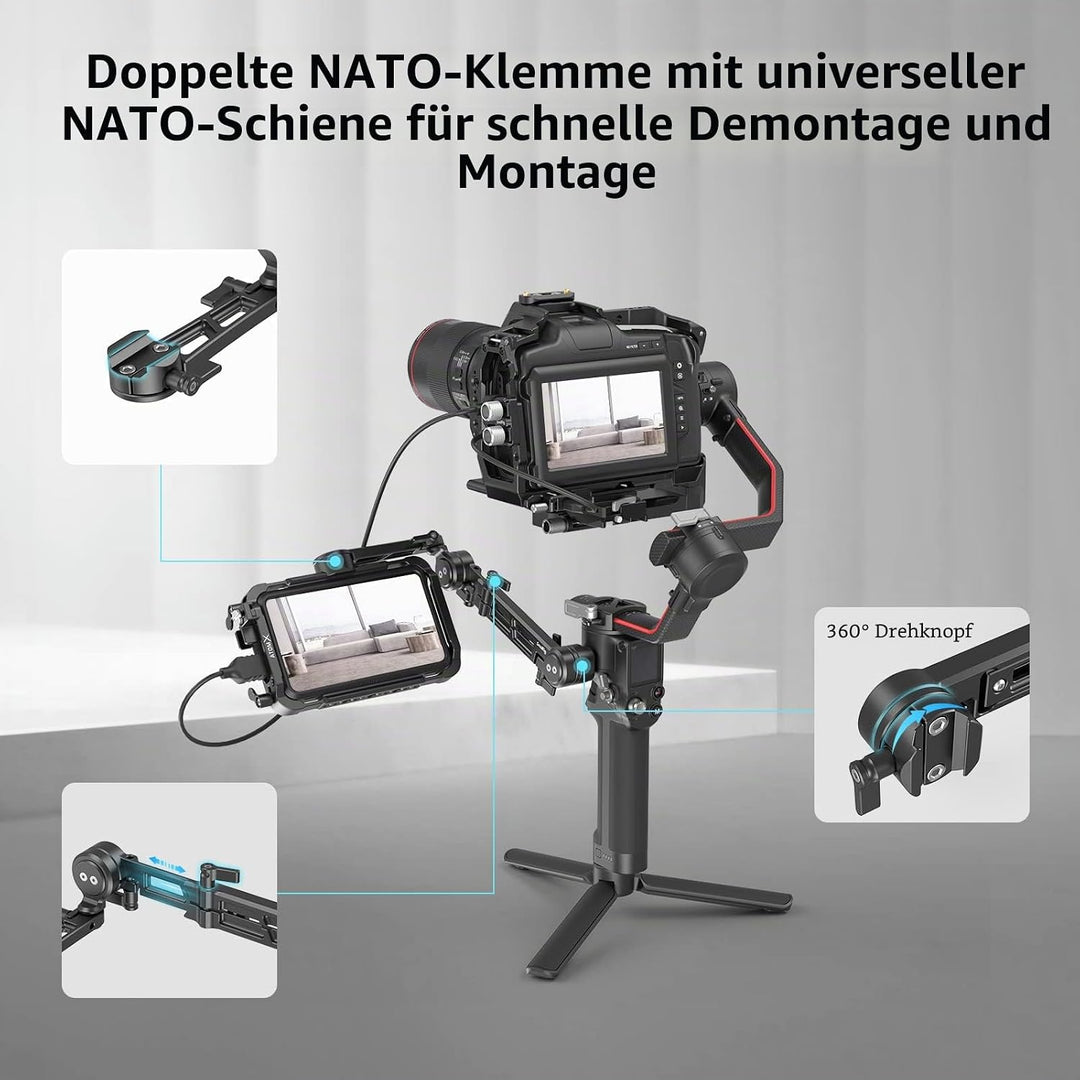 SMALLRIG verstellbare EVF-Halterung mit NATO-Klemme - MD3507