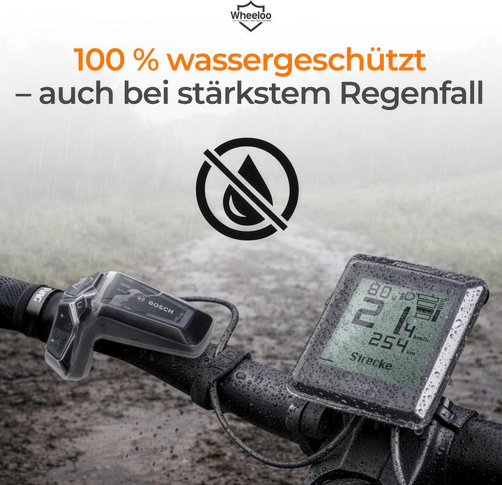 2er Set Transparente Schutzhüllen für Bosch LED Remote & Intuvia 100 I Ebike Display Schutzhülle I E
