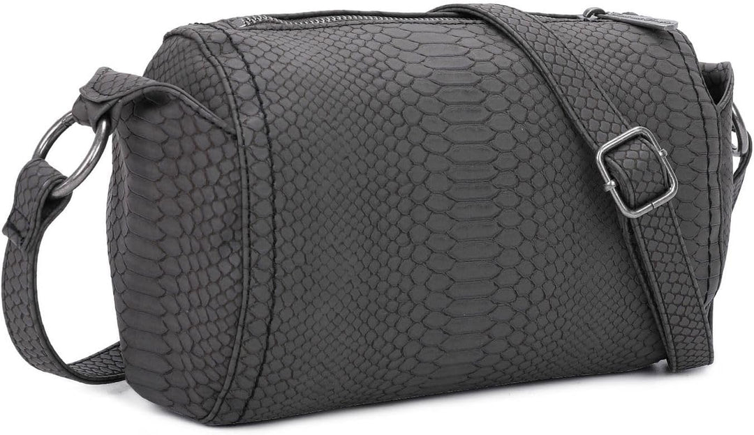 Fritzi aus Preussen Damen Drum02 Cross Ecxo 457 Black Idol Umhängetasche, One Size