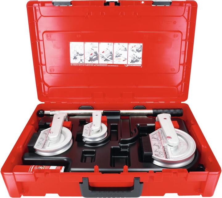 ROTHENBERGER 24505 ROBEND H+W Plus Set Biegegerät, 15mm-18mm-22mm Arbeitsbereich Durchmesser
