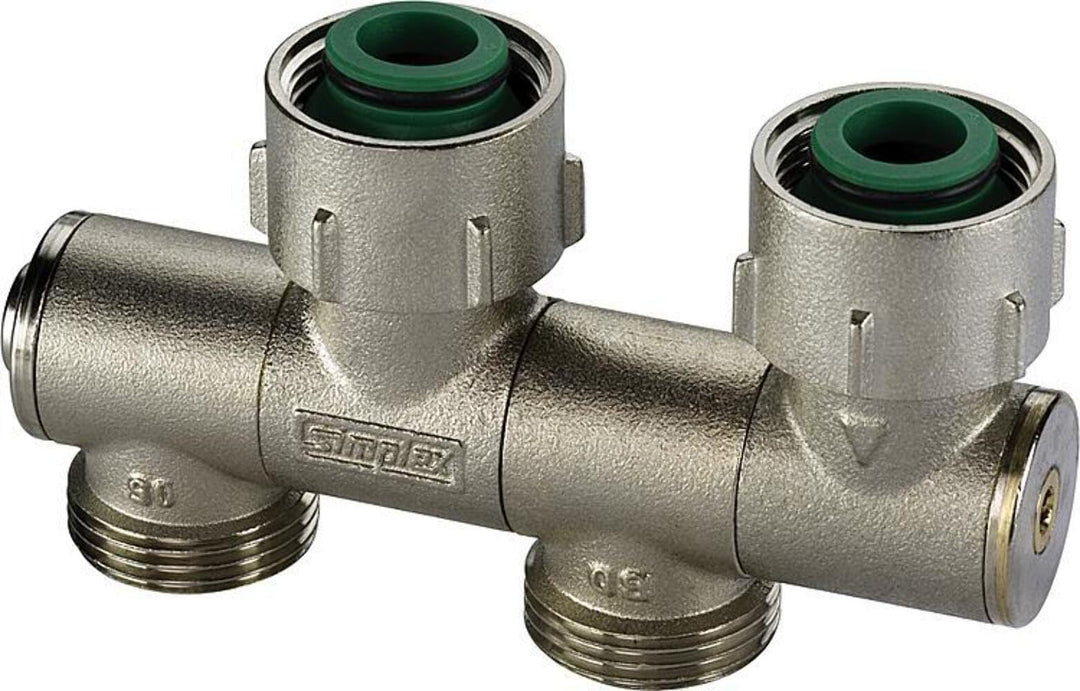 Simplex VARIOCON N Modul mit SQUARE und RIGHT Dreharmaturen, für Heizkörper mit integrierten Ventile
