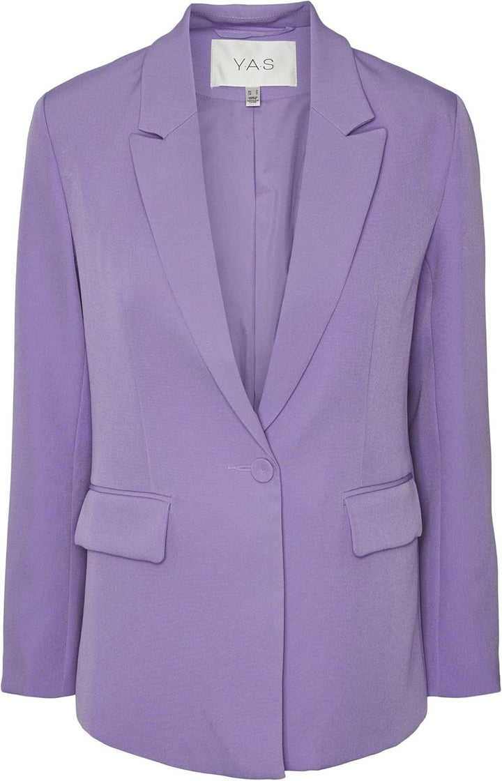 YAS Damen Yasbluris Ls Blazer Noos Blazer S Bougainvillea, S Bougainvillea