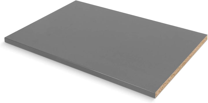 Einlegeboden, Regalboden nach Mass - 1,9 cm Starke Spanplatte, melaminbeschichtet, einseitige ABS-Ka