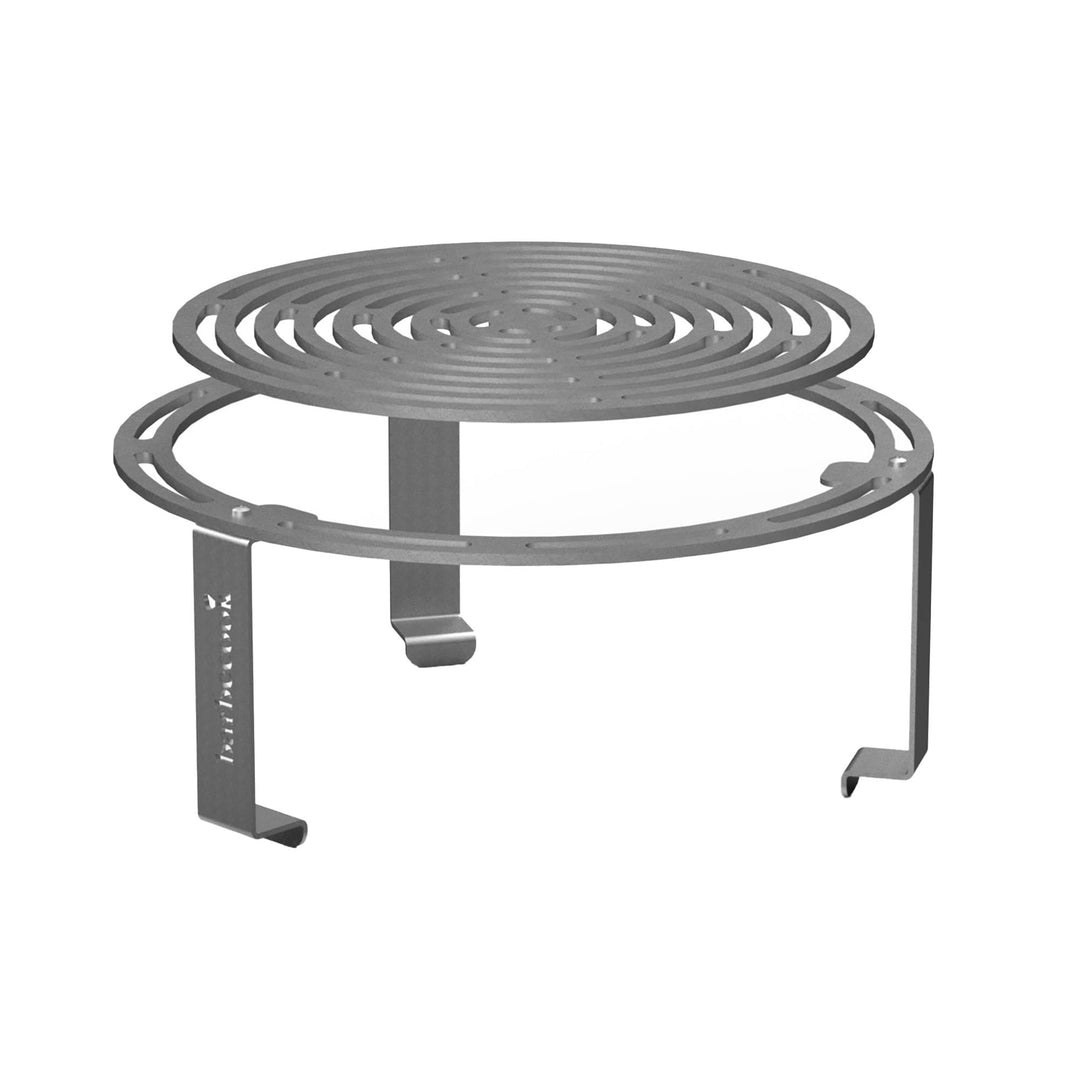 Barbecook erhöhter Grill 36cm Dynamic Centre, Grillzubehör, 6mm Dicker Karbonstahl, Grau, Erhöhter G