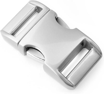 Metall-Klickverschluss Alumaxx, Set aus 8 Stück, 5/8" / Klippverschluss/Steckschliesser/Steckverschl