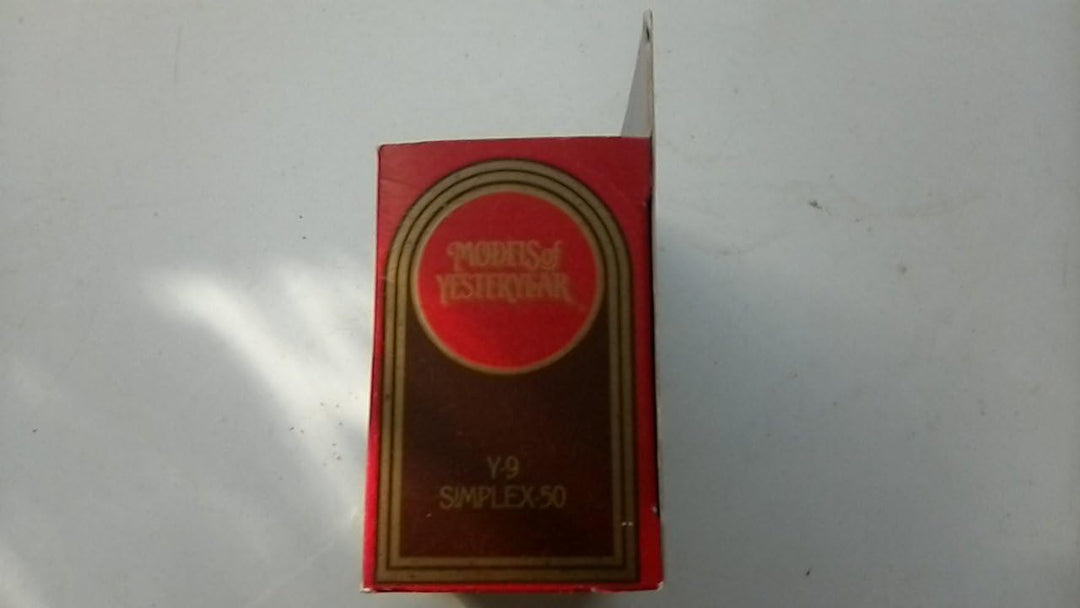 Matchbox Models Of Yesteryear Model Car Y-9 - 1912 Simplex - Green