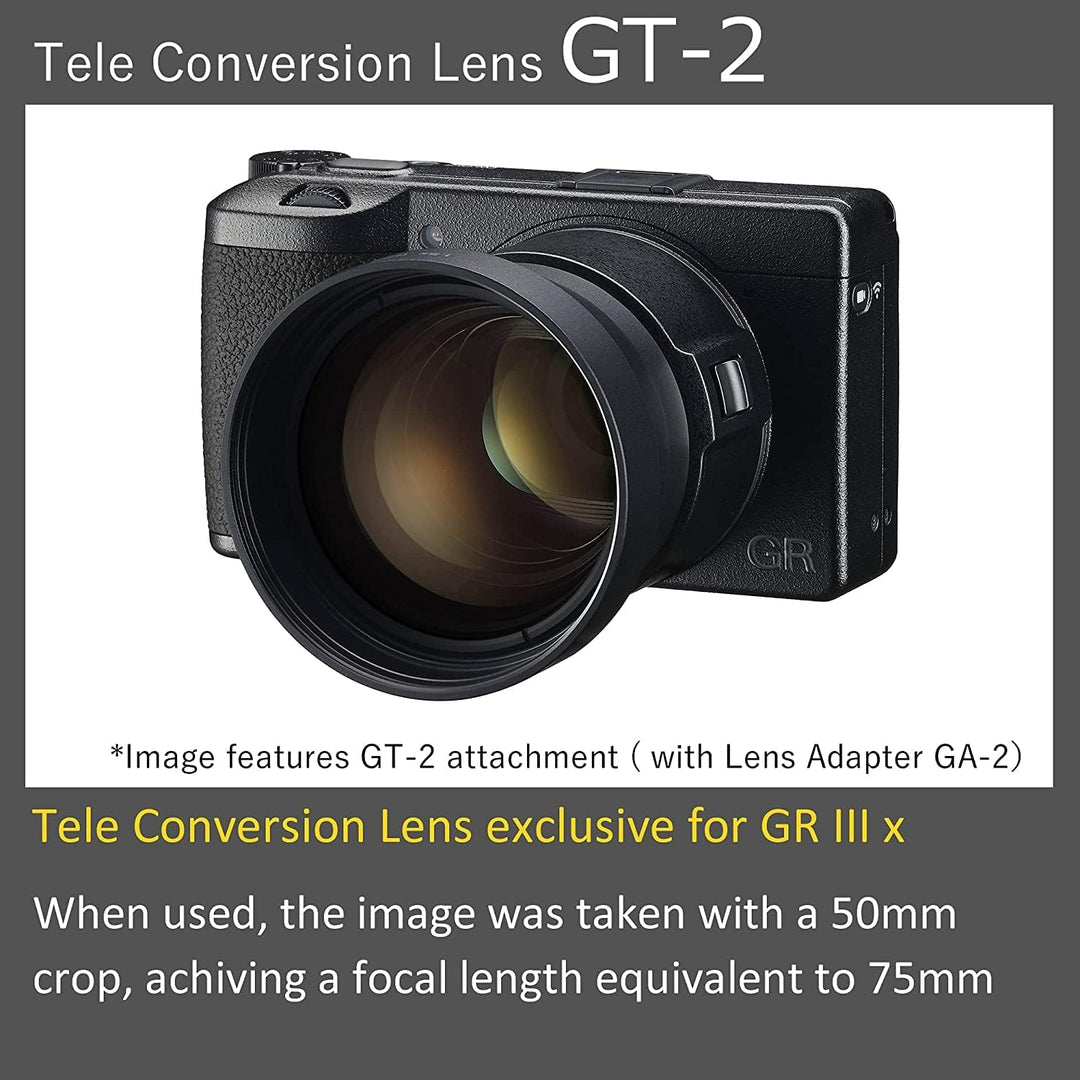 Ricoh GR IIIx Urban Edition, Digitale Kompaktkamera mit 24MP APS-C CMOS Sensor + GA-2 [Kompatible Mo