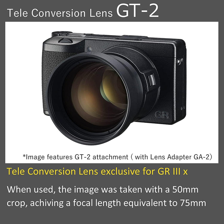Ricoh GR IIIx Urban Edition, Digitale Kompaktkamera mit 24MP APS-C CMOS Sensor + GA-2 [Kompatible Mo