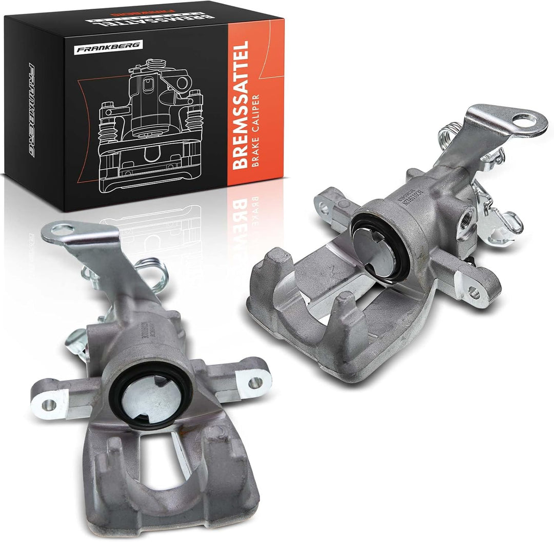 Frankberg 2x Bremssattel Bremszange Hinten Links Rechts Kompatibel mit Grande Punto 199 2005-2012 Pu