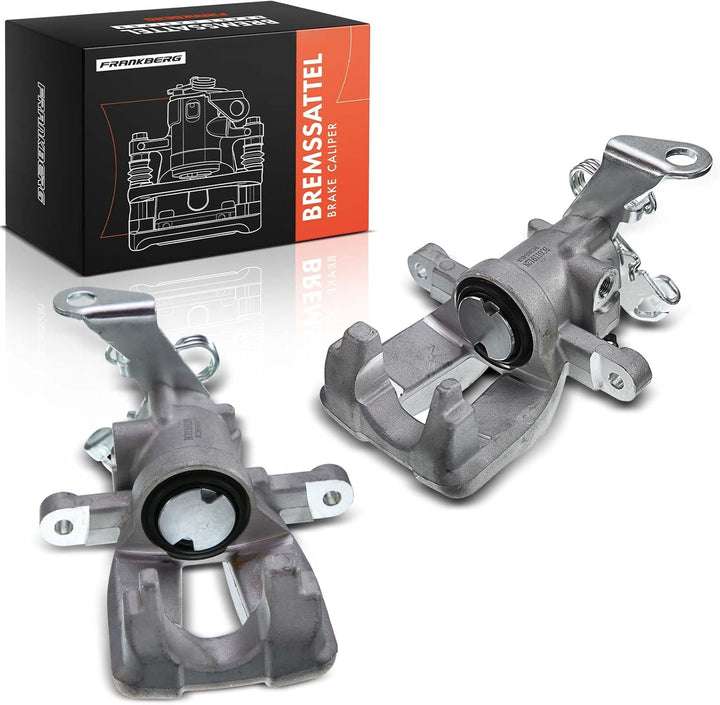 Frankberg 2x Bremssattel Bremszange Hinten Links Rechts Kompatibel mit Grande Punto 199 2005-2012 Pu