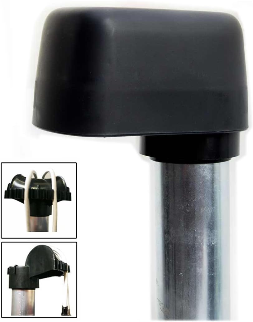 PremiumX Deluxe X90-48 Dachsparrenhalter 90cm Mast Ø 48mm SAT Dach-Sparren-Halterung, Mastkappe mit