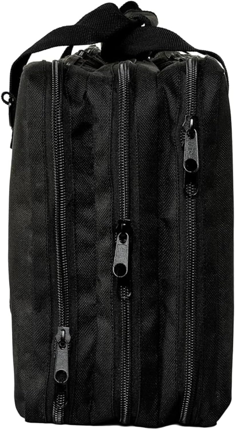 EVERPRIDE Messertasche mit 20 Taschen Schwarz, Schwarz