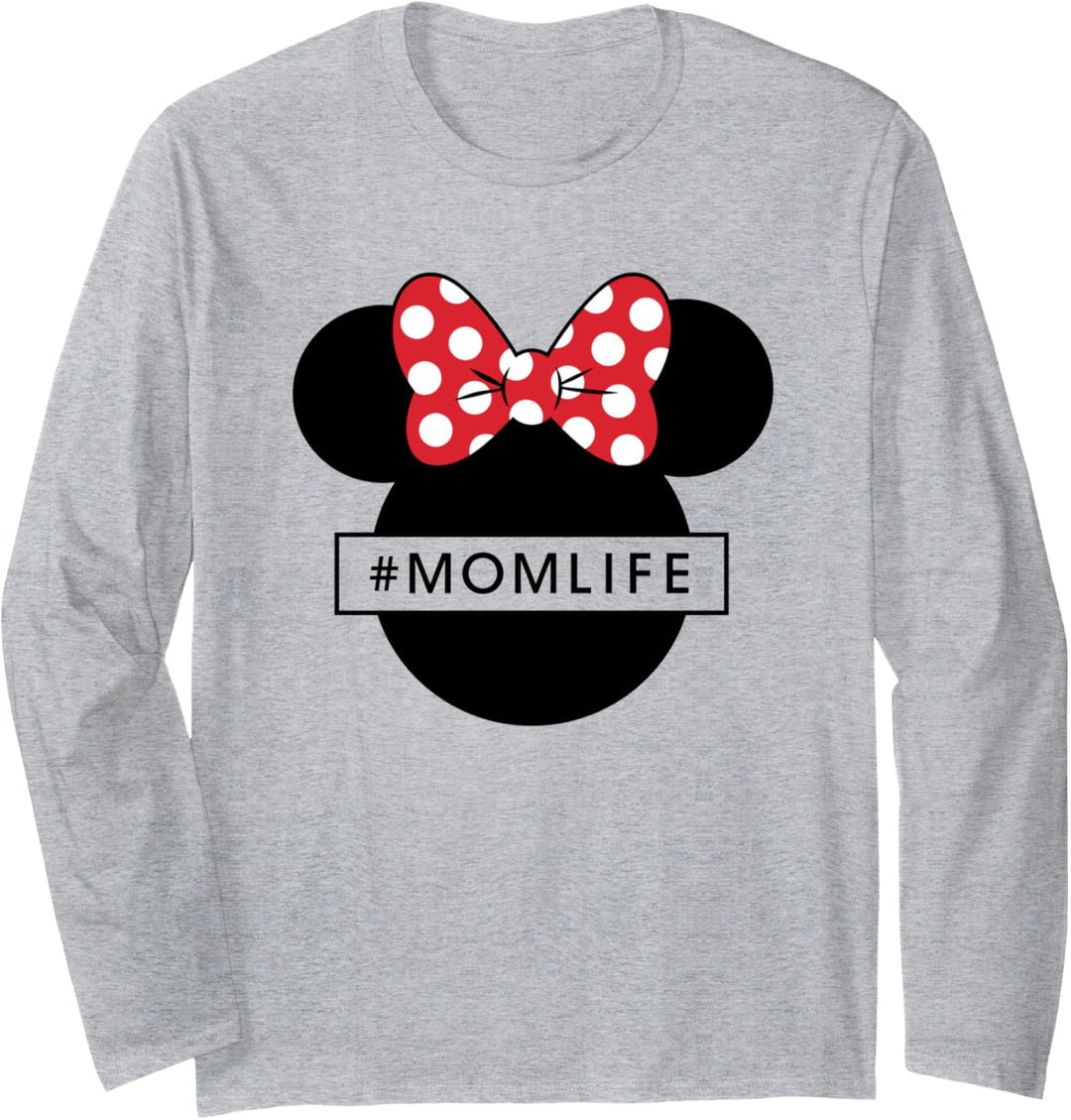 Disney Minnie Mouse Icon Mom Life Langarmshirt