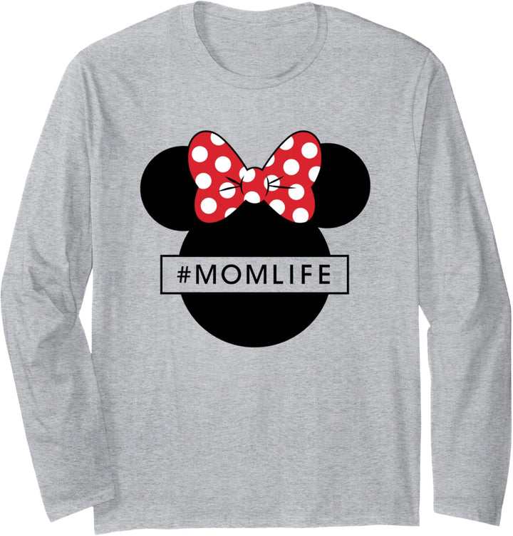 Disney Minnie Mouse Icon Mom Life Langarmshirt