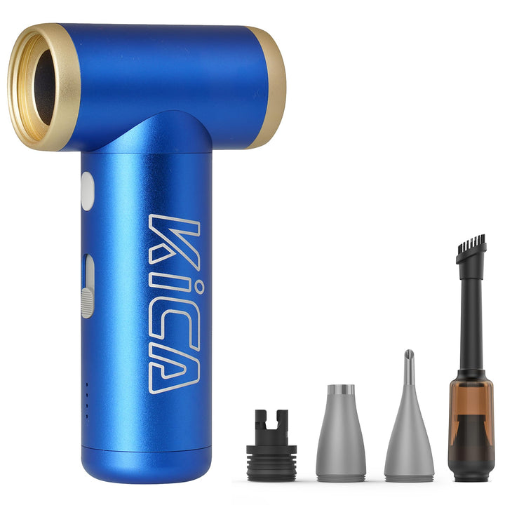 Kica JetFan 2S Kit Elektrischer Air Duster – Metallgehäuse, 117.000 U/min, stufenlose Steuerung & Tu