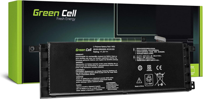 Green Cell 0B200-00840000 B21N1329 B21NI329 B2IN1329 B2INI329 Akku für Asus Laptop (3800mAh 7.2V Sch