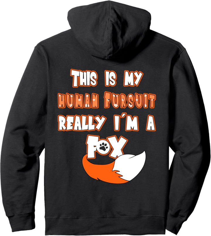 human fursuit süsses Furry Fandom Fuchs Pullover Hoodie