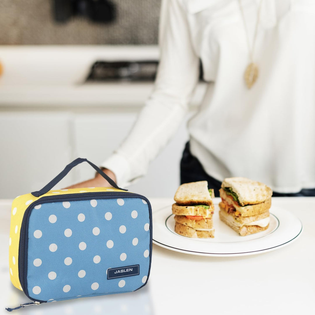 JASLEN - Kühltasche Klein mit Two Frischhaltedose - Reisen Isoliertasche für die Arbeit - Widerstand