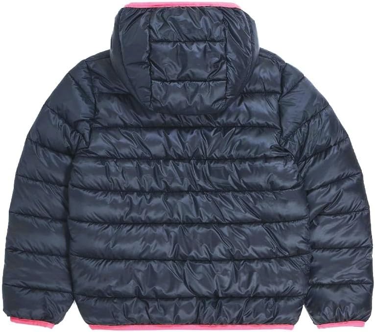 Champion Jungen Legacy Outdoor K-Light Wr Hooded Gepolsterte Jacke 7-8 Jahre Nero/Rosa, 7-8 Jahre Ne