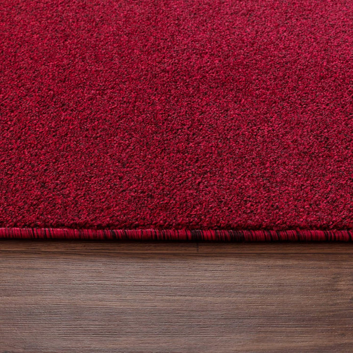 Carpetsale24 Wohnzimmer Teppich - Dichter Kurzflor, Einfarbig, Modern, Robust, Rechteckig und Rund -
