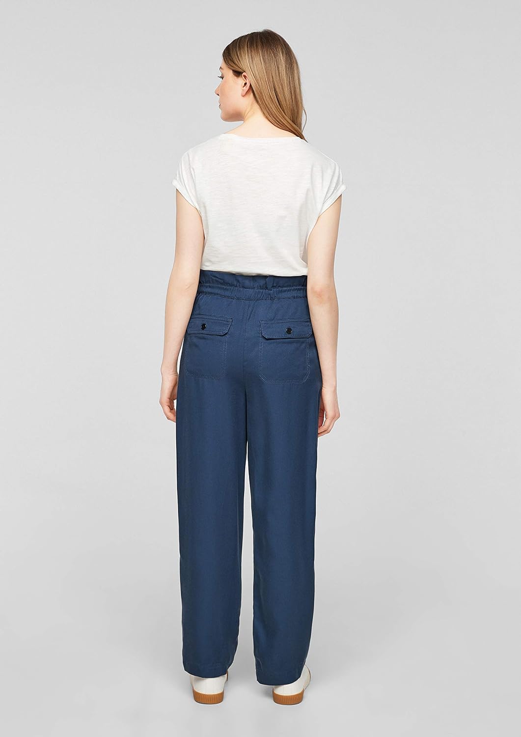 s.Oliver Damen Hose 34W Blau, 34W Blau