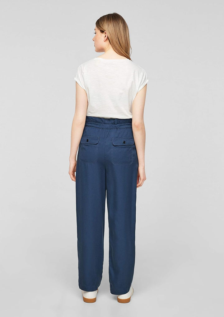 s.Oliver Damen Hose 34W Blau, 34W Blau
