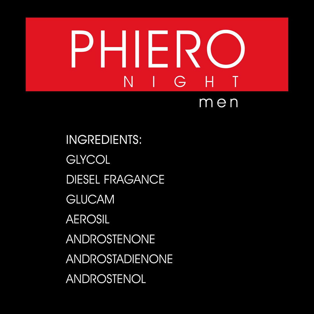 Pheromonen - 3 Phiero Night Man: Parfüm mit Pheromonen für männer