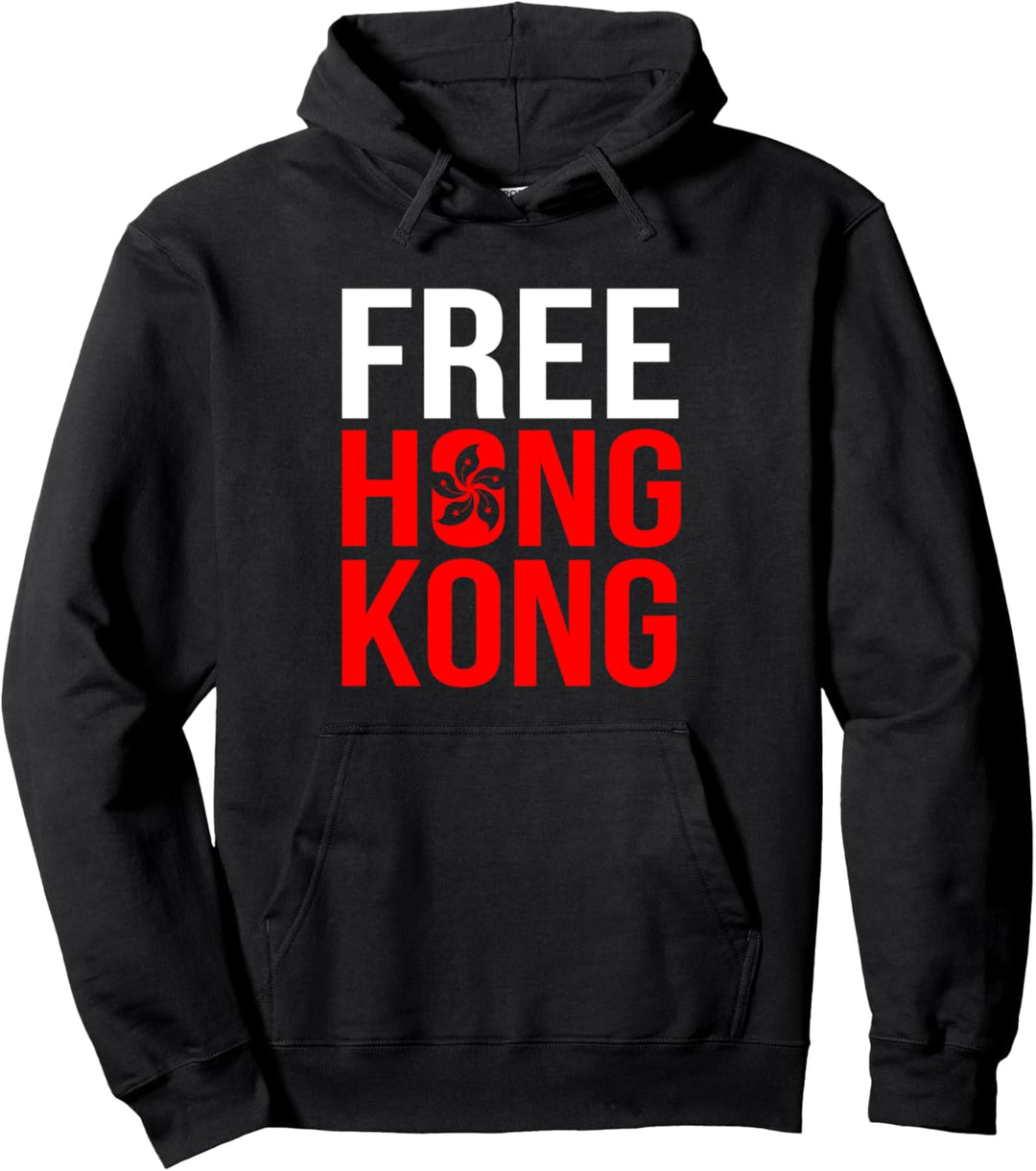 Free Hong Kong Revolution Pullover Hoodie