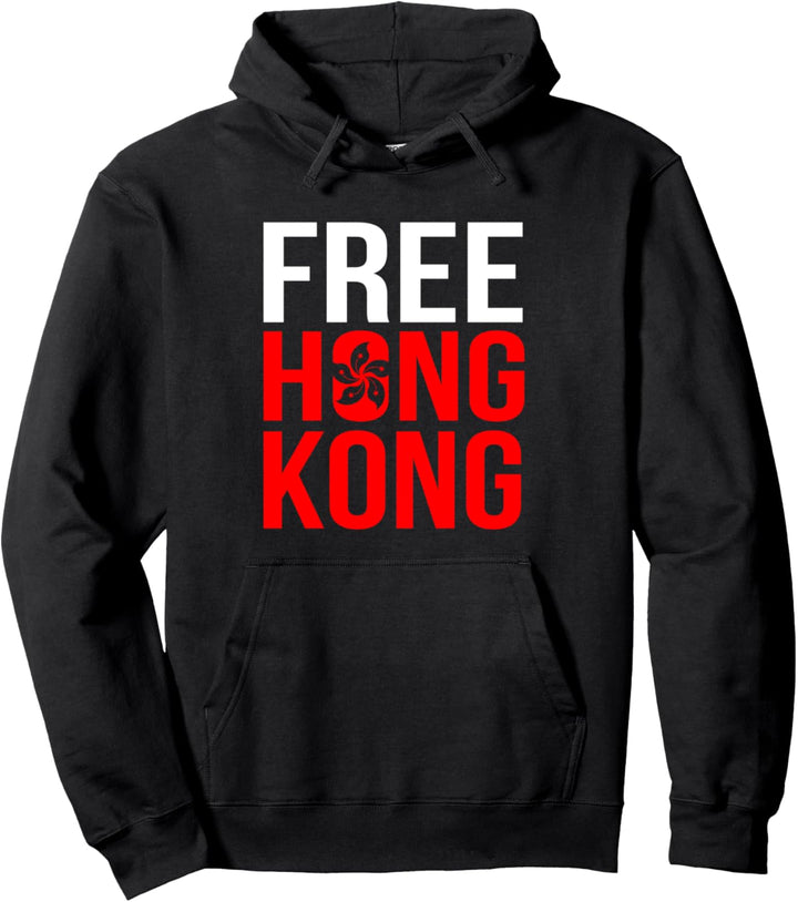 Free Hong Kong Revolution Pullover Hoodie