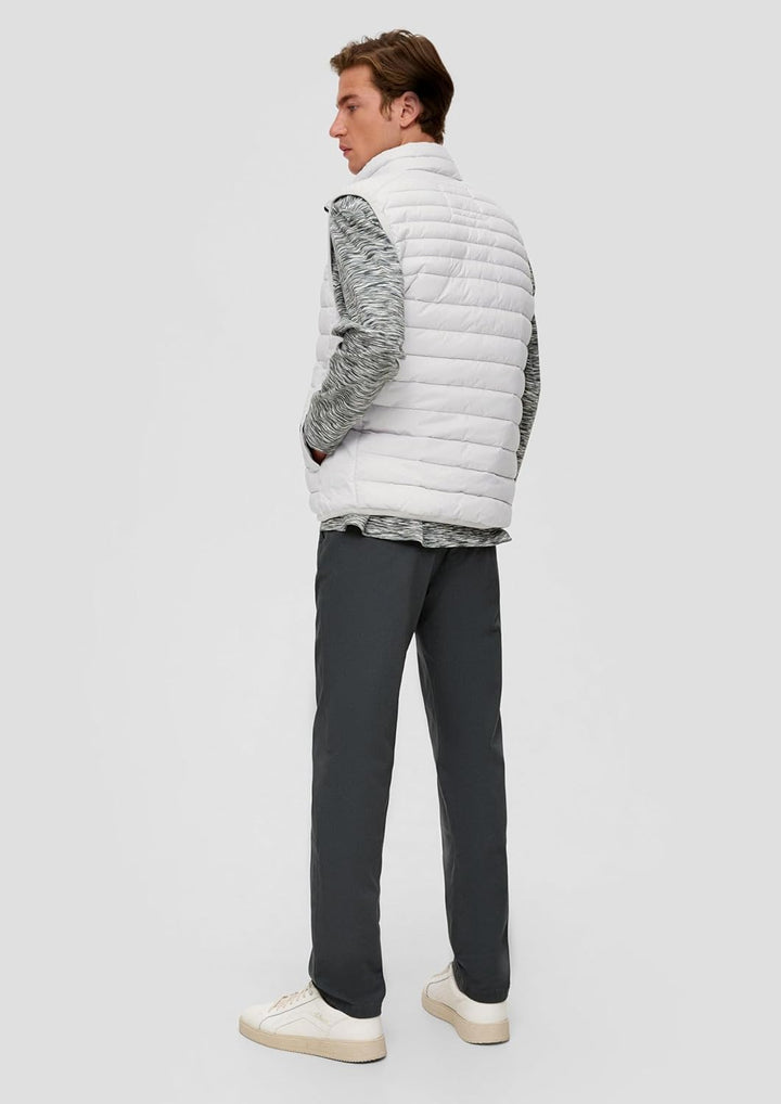 s.Oliver Herren Outdoor Weste, Grau
