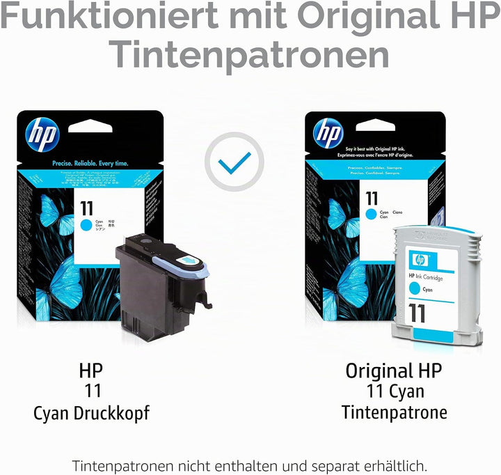 HP C4811A 11 Druckkopf cyan 24.000 Seiten