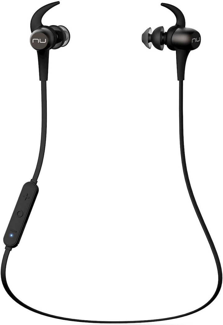 NuForce BE Sport 3 In-Ear Kabellose Bluetooth Kopfhörer Magnetisch grau, grau