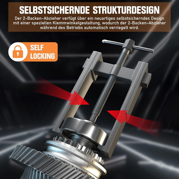 3 Stück Zweibacken Lagerabzieher Satz 3" 4" 6" 20-85mm, 2 Arme Kugellager Abzieher Zahnradlager, Spe