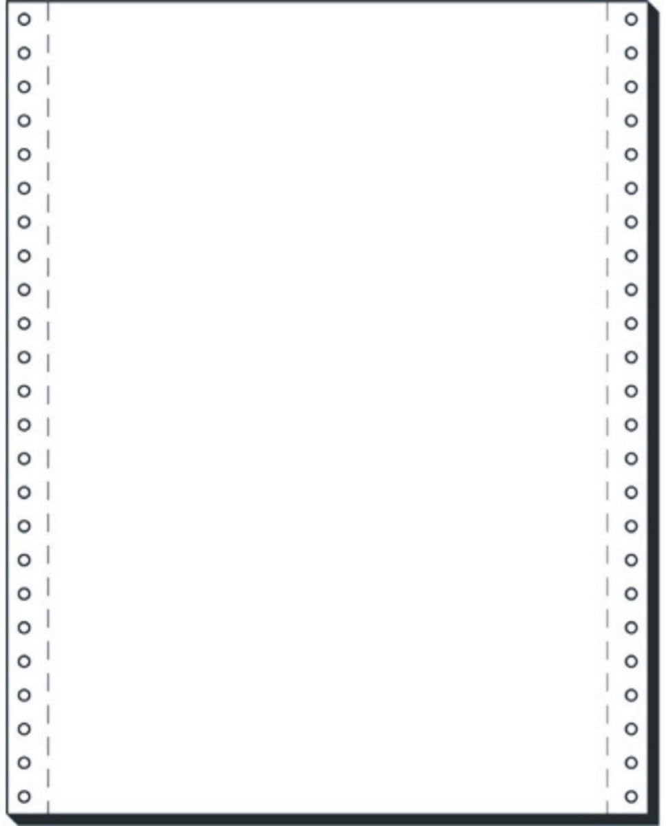 91100 Endlospapier 1fach, 12 Zoll x 240 mm (A4 hoch), 60 g, 2000 Blatt LP 1fach 60 g, 1fach 60 g