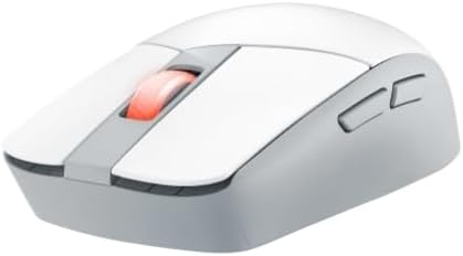 ASUS ROG Strix Impact III Wireless White Gaming-Maus (optischer Sensor ROG AimPoint, ROG SpeedNova W