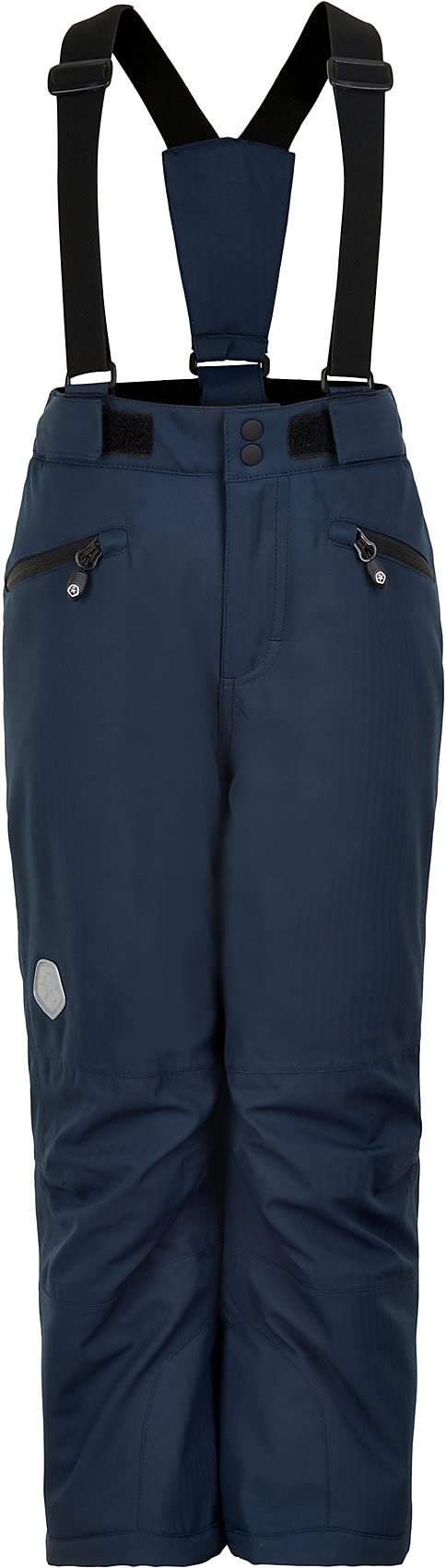 Color Kids Unisex Kinder Ski W.Pockets-Recycled Snow Pants 98 Total Eclipse, 98 Total Eclipse