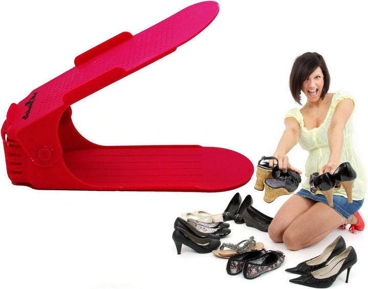 5 x Verstellbarer Profi Schuhstapler Schuhorganizer Schuhhalter – Magic Shoe Rack Organizer - Sparse