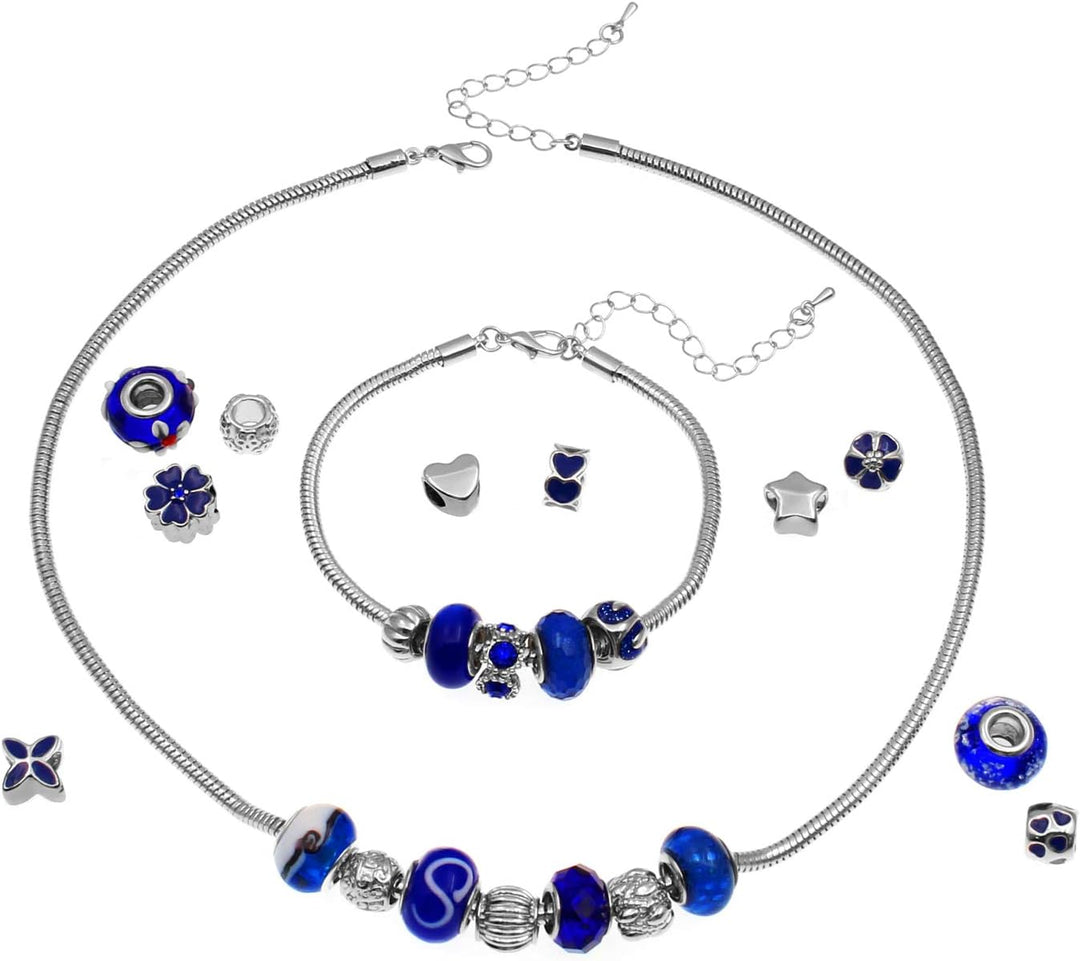 VALIOSA Mode-Schmuck Adventskalender,Merry Christmas' mit Halskette, Armband + 22 individuelle Perle